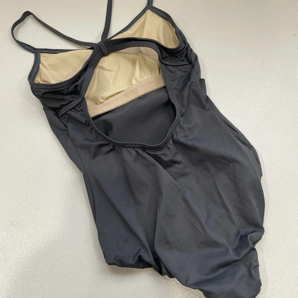 Body Wrappers Premiere Collection Leotard Dark Grey Size Small - Picture 3 of 6